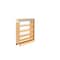 Rev-A-Shelf Maple Veneer, Light Brown, 6 in W, 27.31 in H, 23 in D, 23 in L, Light Brown 438-BCSC-6C - alternate 1